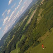 Kozakov Paragliding Fly, Kolega leci ze mną do końca ;)