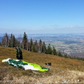 Wołowa Góra - Kowary, Paragliding Fly