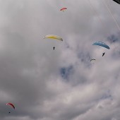 Andrzejówka - Paragliding Fly, Kominy dziś mocno oblegane.