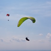Kolejne zające w powietrzu :), Cerna Hora Paragliding Fly