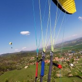 Srebrna Góra Paragliding Fly, Srebrna Góra od wschodniej strony.