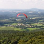 Kozakov Paragliding Fly, Walka o wysokość po starcie.