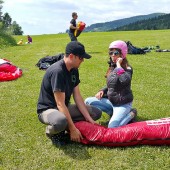 Cerna Hora Paragliding Fly, Ania i Tomek