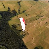 Mieroszów - Paraglidnig Fly, stranger in the air