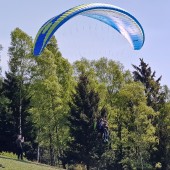 Mieroszów Paragliding Fly, Prezes tandemem wozi.