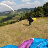 Klin-Wambierzyce Paragliding Fly, Start na Klinie w Andrzejówce