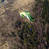 Wielkanocna niedziela w Mieroszowie, Paragliding Fly